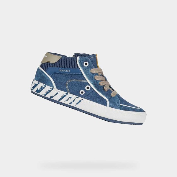 Geox Respira Airforce Blue Kids Sneakers SS20.1DW1036